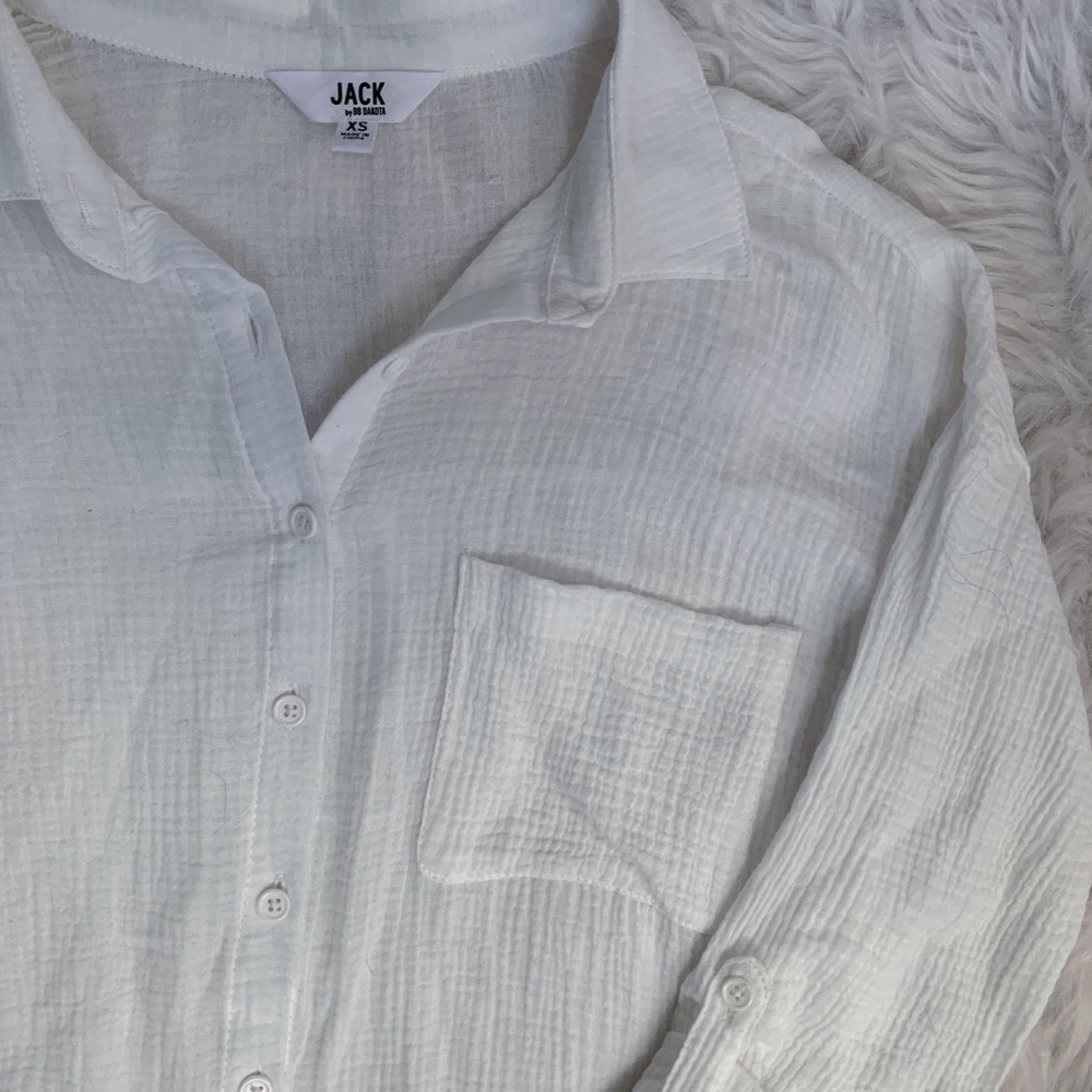 JACK | XS White Button down shirt